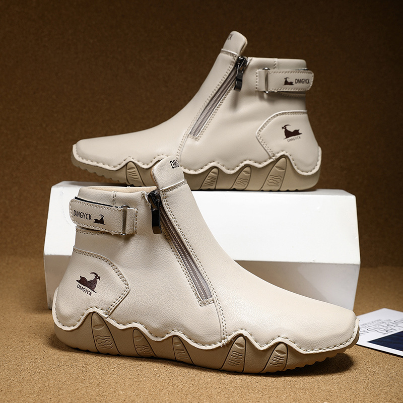 Amazon high-top casual shoes women's new winter niche comfortable work shoes fashionable all-match soft bottom casual sports