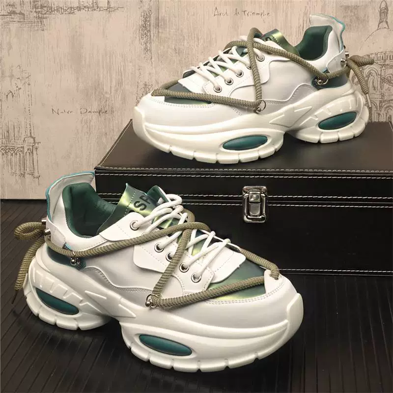 Модные мужские кроссовки весна 2025, новые мужские повседневные кроссовки на толстой подошве, универсальные модные белые кроссовки для мужчин