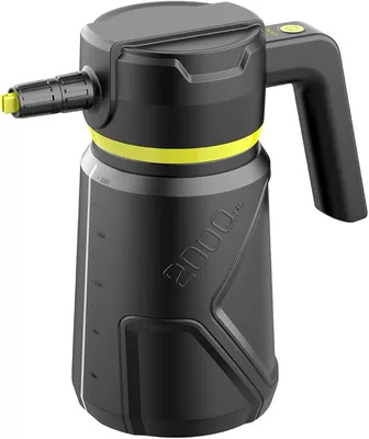 Factory Direct Supply, Cross-Border Exclusive Car Wash Spray Bottle, 2L Large Capacity High-Pressure Foam Bottle, Car Foam Spray Bottle (Portable car washer) - black-and-yellow-color-pm002-2l