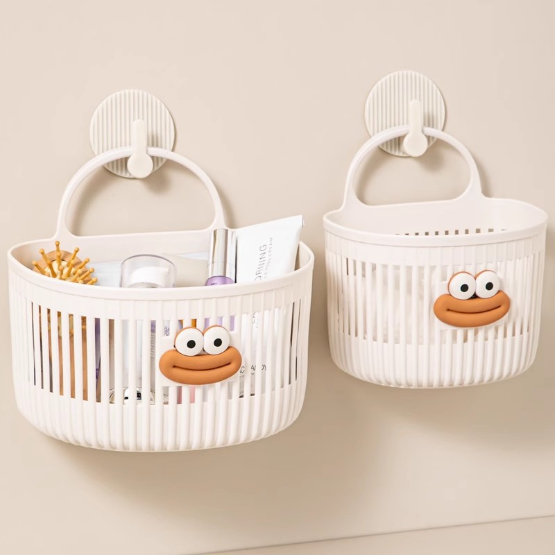 Cesta colgante pequeña multifuncional, baño, baño, toalla de lavado de cara desechada, canasta de almacenamiento, dormitorio de cocina, canasta colgante de pared junto a la cama
