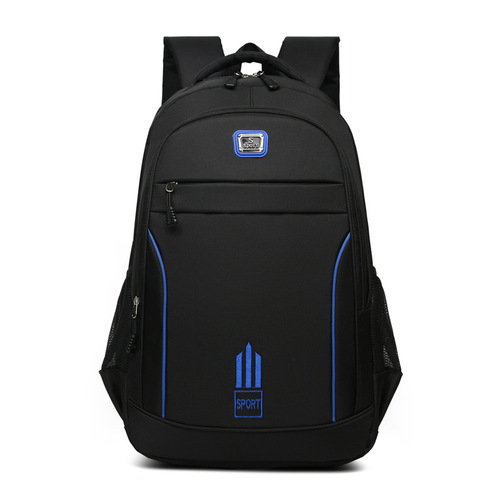 New men's backpack nylon Oxford cloth backpack large capacity student school bag casual simple lightweight travel bag