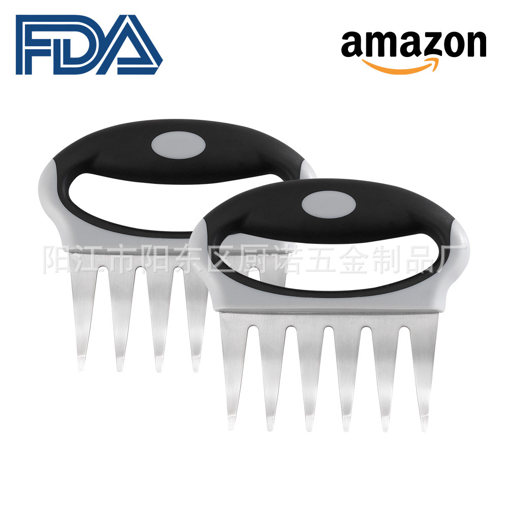 Creative Gadgets Stainless Steel Turkey Fork Turkey Meat Divider Meat Shredder Turkey Forks