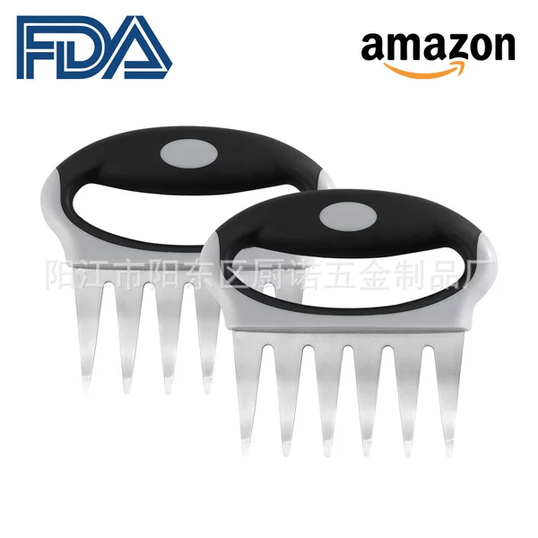 Creative Gadgets Stainless Steel Turkey Fork Turkey Meat Divider Meat Shredder Turkey Forks