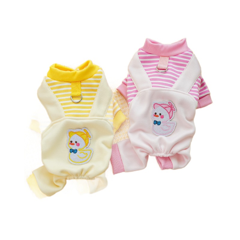 Perro de mascota ropa de perro de cuatro patas gato invierno y otoño suministros de camisa de felino de felino de tamaño medio perro Kofa Dou puede ser traído