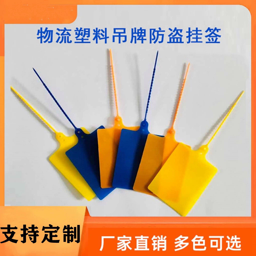 Производители поставляют пластиковые логистики тег интегрированный тег галстук ремень экспресс логистики тег