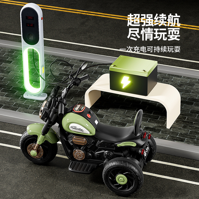 motocicleta eléctrica para niños triciclos para niños y niñas coche para niños se puede sentar en el coche de juguete de regalo de control remoto