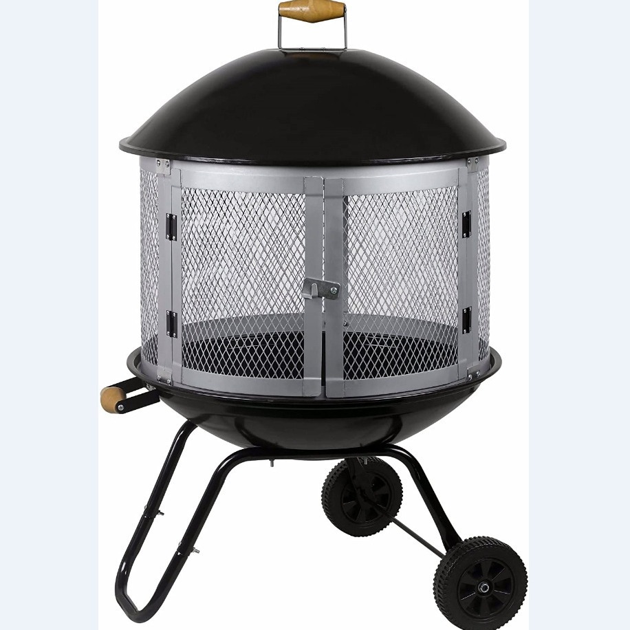 Fábrica se especializa en la producción de grandes al aire libre brasero de carbón calentador hogar estufa redonda por mayor