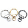 Factory spot zinc alloy bulb spring ring -hanging springs with tail light gold/silver/gun color spring ring