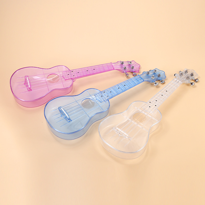 Plastic ukulele with a score for students, toy, guitar, musical instruments, 21 inch, DIY 2