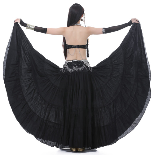 Dancer 16m tribal skirt tribal dance skirt belly dance swing skirt belly dance linen dance skirt