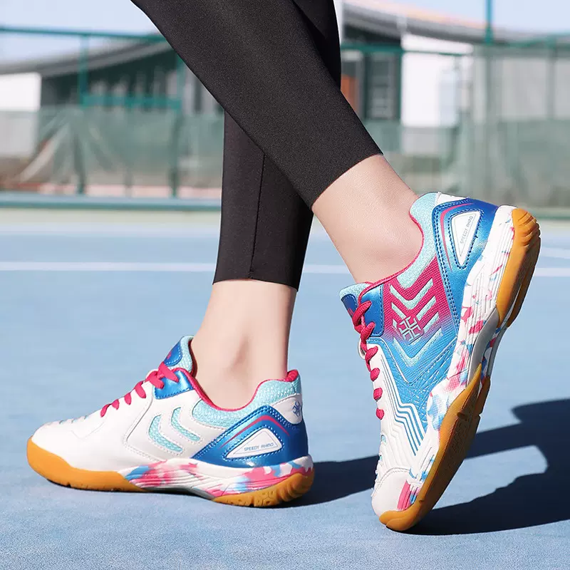 跨境户外休闲鞋新款潮流休闲羽毛球鞋女款轻盈耐磨透气舒适运动鞋