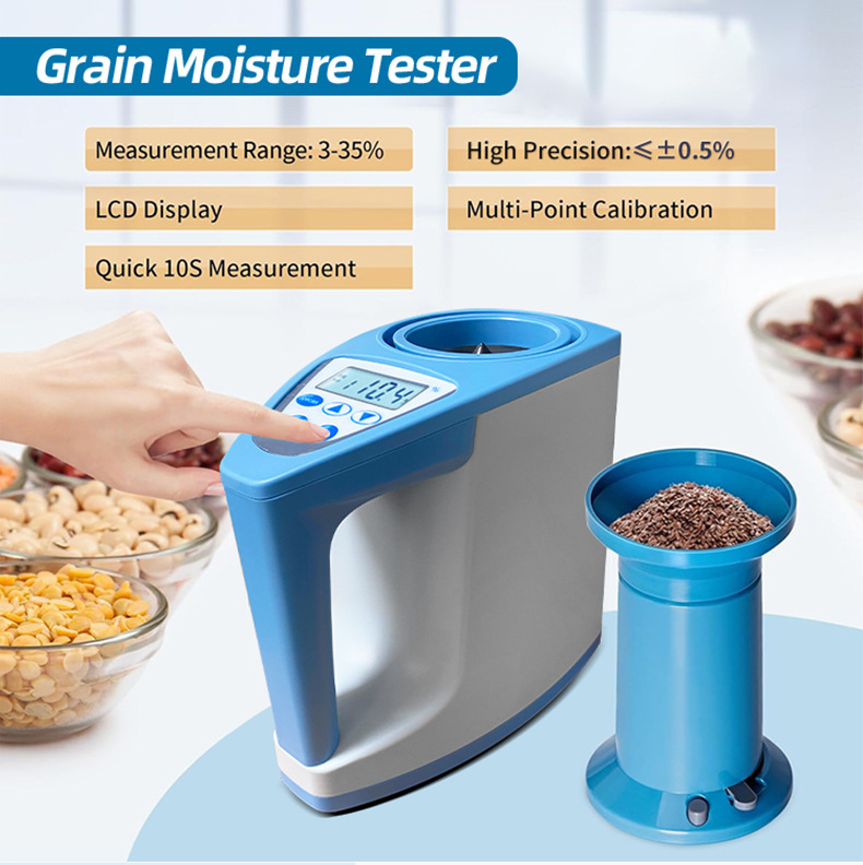 Corn Moisture Meter, Grain Moisture Tester, High-Precision Grain Moisture Meter, Coffee Bean Moisture Meter