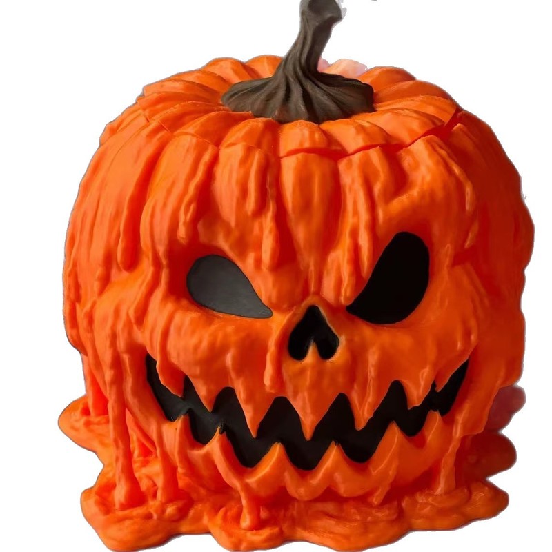 跨境万圣节新款Melting Halloween Pumpkin Candy Bowl南瓜糖果碗|undefined