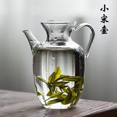 日本式緑茶模造宋代手持ちポット、ガラス製小宋ポット、香り茶ポット、加熱可能な家庭用ガラス製ティーポット
