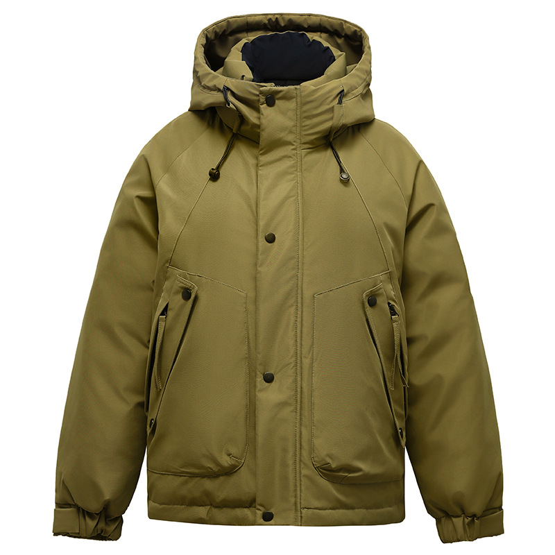 Comercio exterior chaqueta de algodón mujer 2025 invierno nuevo trabajo chaqueta de algodón chaqueta pareja corta suelta al aire libre chaqueta de asalto image 6