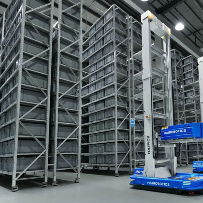 倉庫知能材料箱式CTU棚高レベル立体AGV無人搬送自動化ロボット材料箱棚|undefined