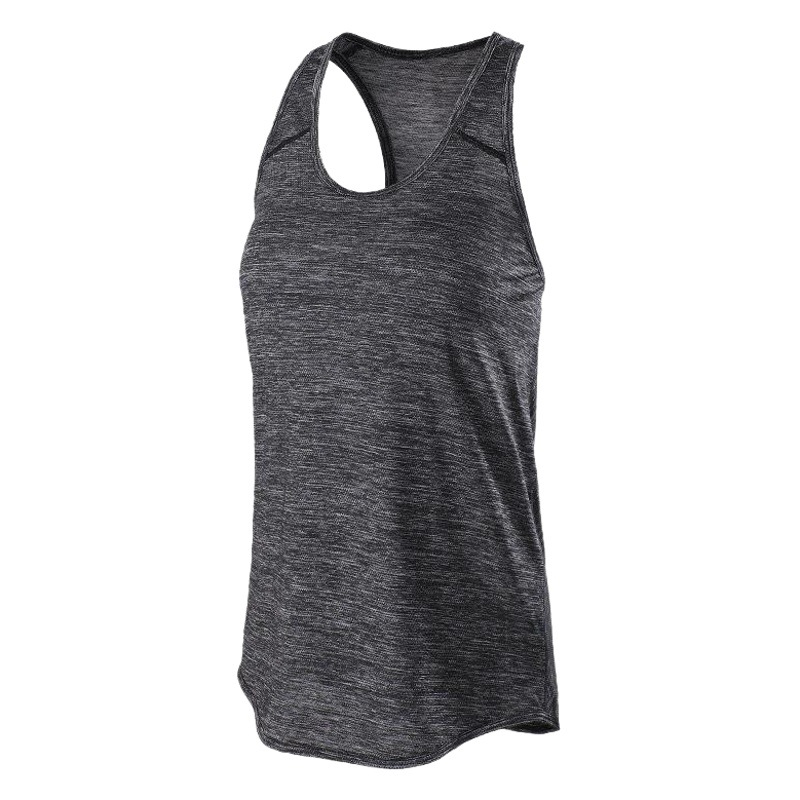 New Loose Sports Vest Women's Long Quick-drying Running Fitness Sleeveless Top Sexual Beautiful Back Blouse Yoga Clothes