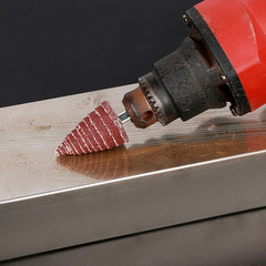 Tapered Grinding Wheel with Handle, Sanding Disc, Pointed Grinding Head, Polishing and Sanding Wheel, 16-30