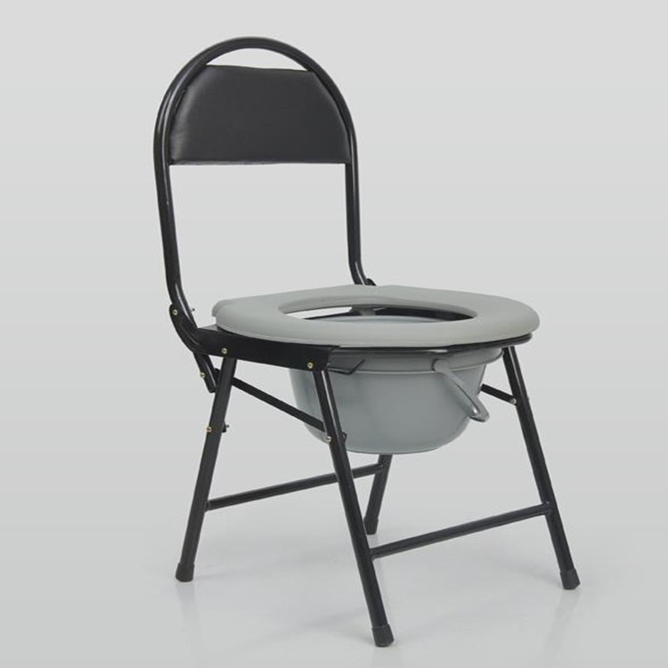 Silla Inodoro Portátil Plegable para Ancianos y Embarazadas