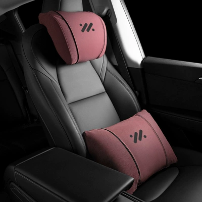 Cushion Supplies — Waist support - model-k-volcano-red-zhiji-headrest-pair-of-lumbar-supports