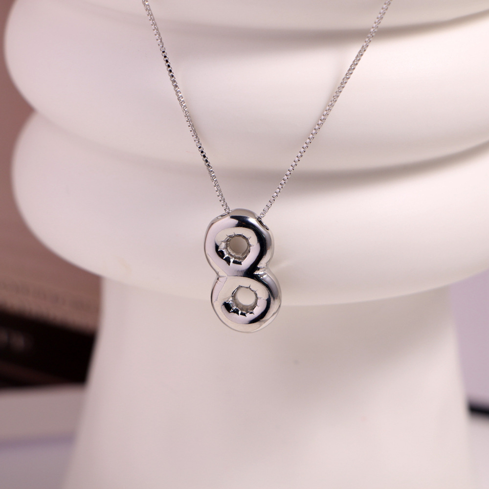 Collana con ciondolo numeri arabi gioiello moda talismano_voghion.com