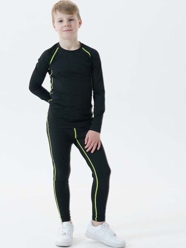 Children's wear sweat-absorbing, quick-drying, high-elastic, base sportswear, tightsuit, unisex outdoor physical training suit