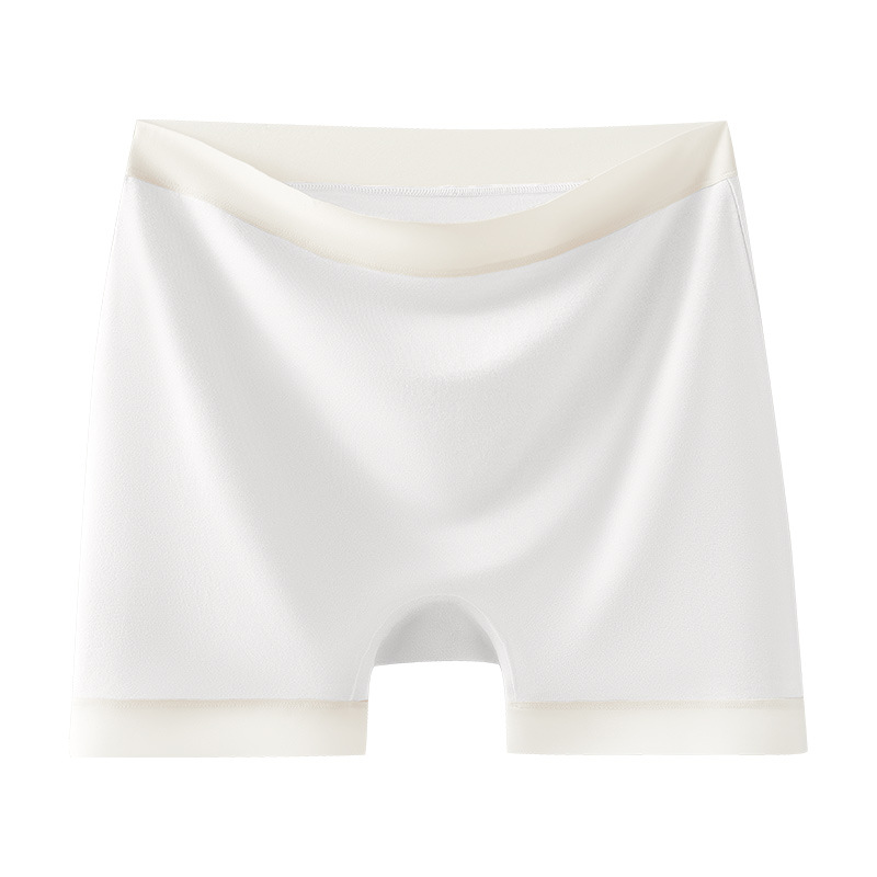 Bóxer Pantalones de seguridad de verano delgados antibacterianos de algodón puro para mujer Dos en uno Pantalones bóxer sin costuras para mujer de cuatro esquinas