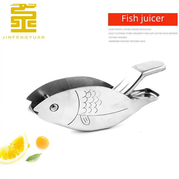 304 stainless steel juicer fish-type lemon juicer household manual fruit juicer lemon tea maker