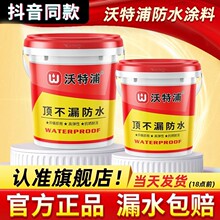 沃特浦屋顶外墙防水涂料防水胶楼顶房顶屋面补漏材料抖音同款