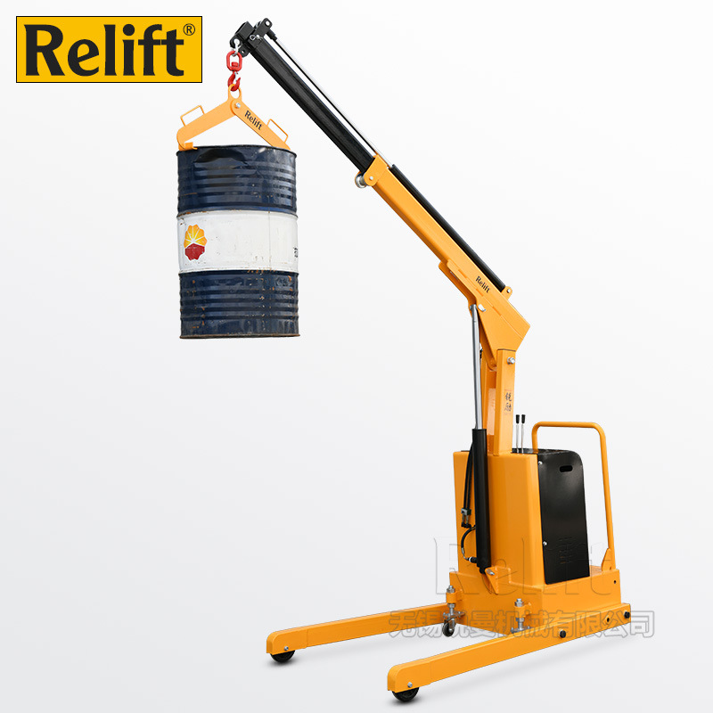 Relift重型电动单臂吊机ESC1000移动液压吊车折叠伸缩装卸起重机