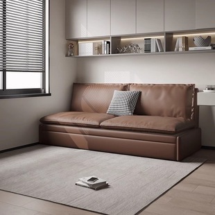 Small Apartment Sofa Bed Dual-Purpose Foldableing Cream Style Living Room Multi-Functional Cat Scratching Cloth Study Single 2024 New Style