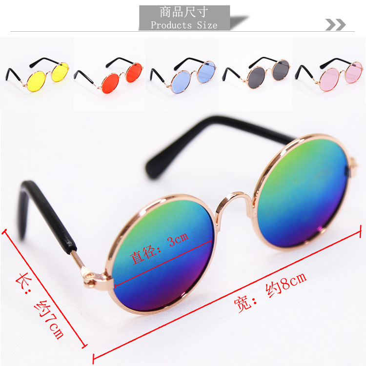 Accesorios de gafas de sol para perros y gatos, gafas de protección solar universales para perros pequeños y medianos, disponibles en varios colores, geniales y elegantes.