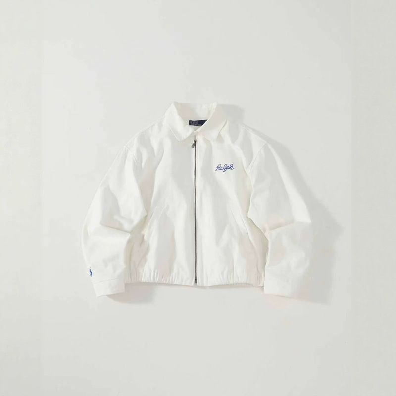 Foreign trade scanable QR code Ralph Lauren classic pony embroidery Bedford cowhide casual jacket for men and women Foreign trade scanable QR code Ralph Lauren classic pony embroidery Bedford cowhide casual jacket for men and women