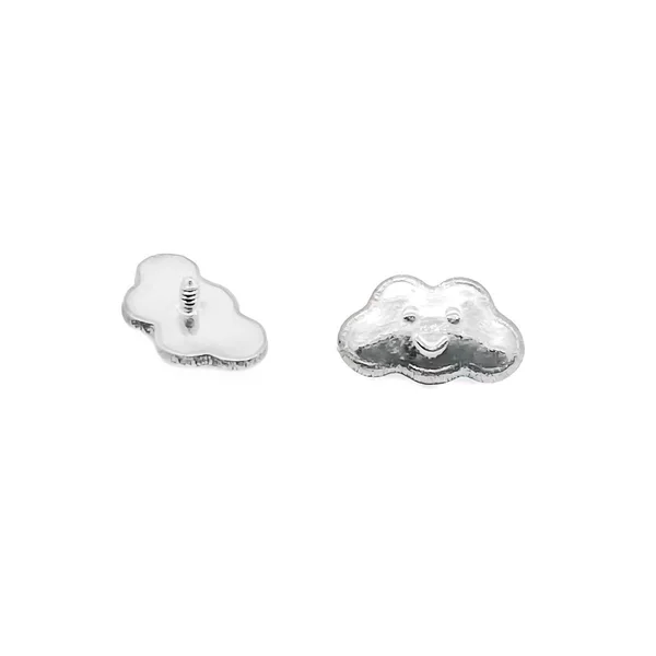 Titanium natural color individual jewelry head cloud