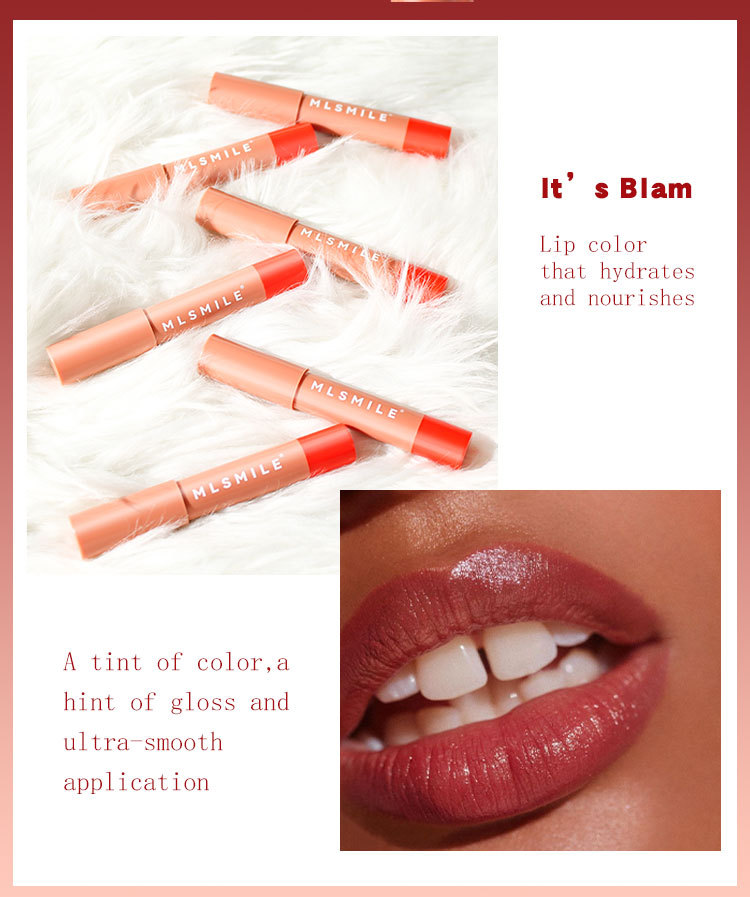Sechsfarbiger Lippenbalsam Und Rouge Für Lippen Und Wangen_voghion.com