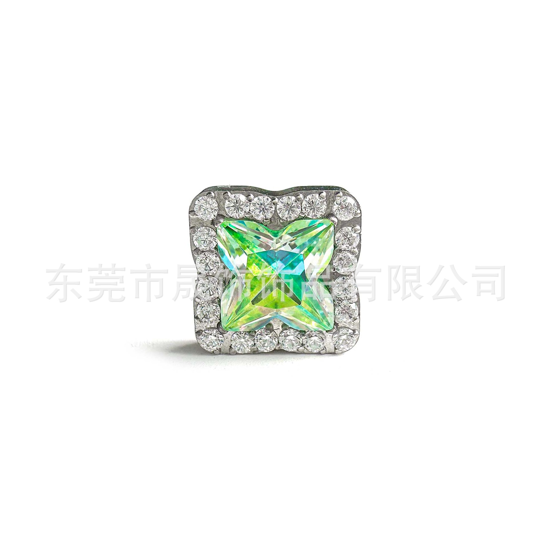 F136 Titanium 北极 Star 四叶草 Ear Stud Studded Cubic Zirconia Helix Cartilage Stud G23 Implant Grade Titanium Labret Stud 人体 Piercing Jewelry