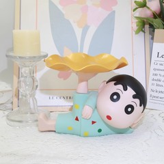 クレヨンしんちゃんキー収納トレイデスクトップリビングルーム家の装飾ギフト玄関装飾品玄関靴キャビネットギフト