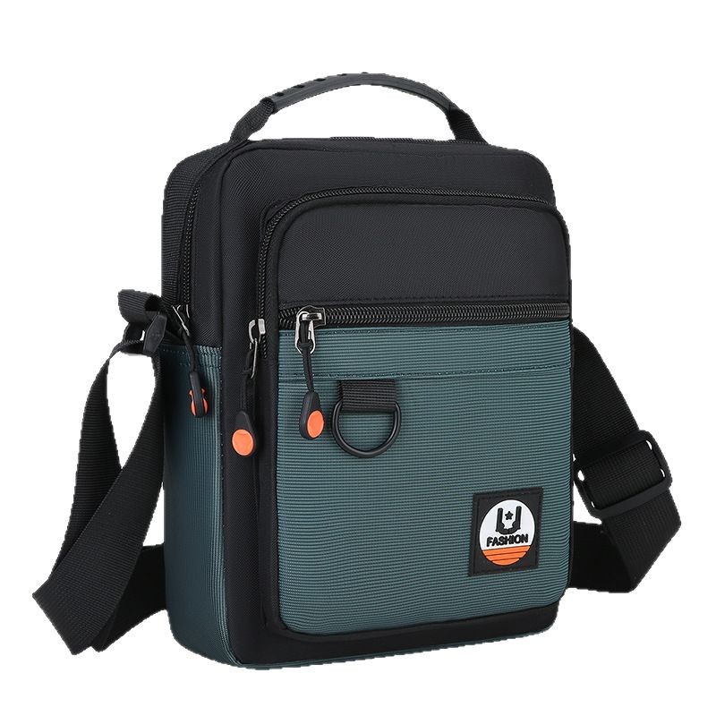 Bolso Bandolera de Nylon para Hombre Transpirable y Resistente al Desgaste para Negocios y Viajes