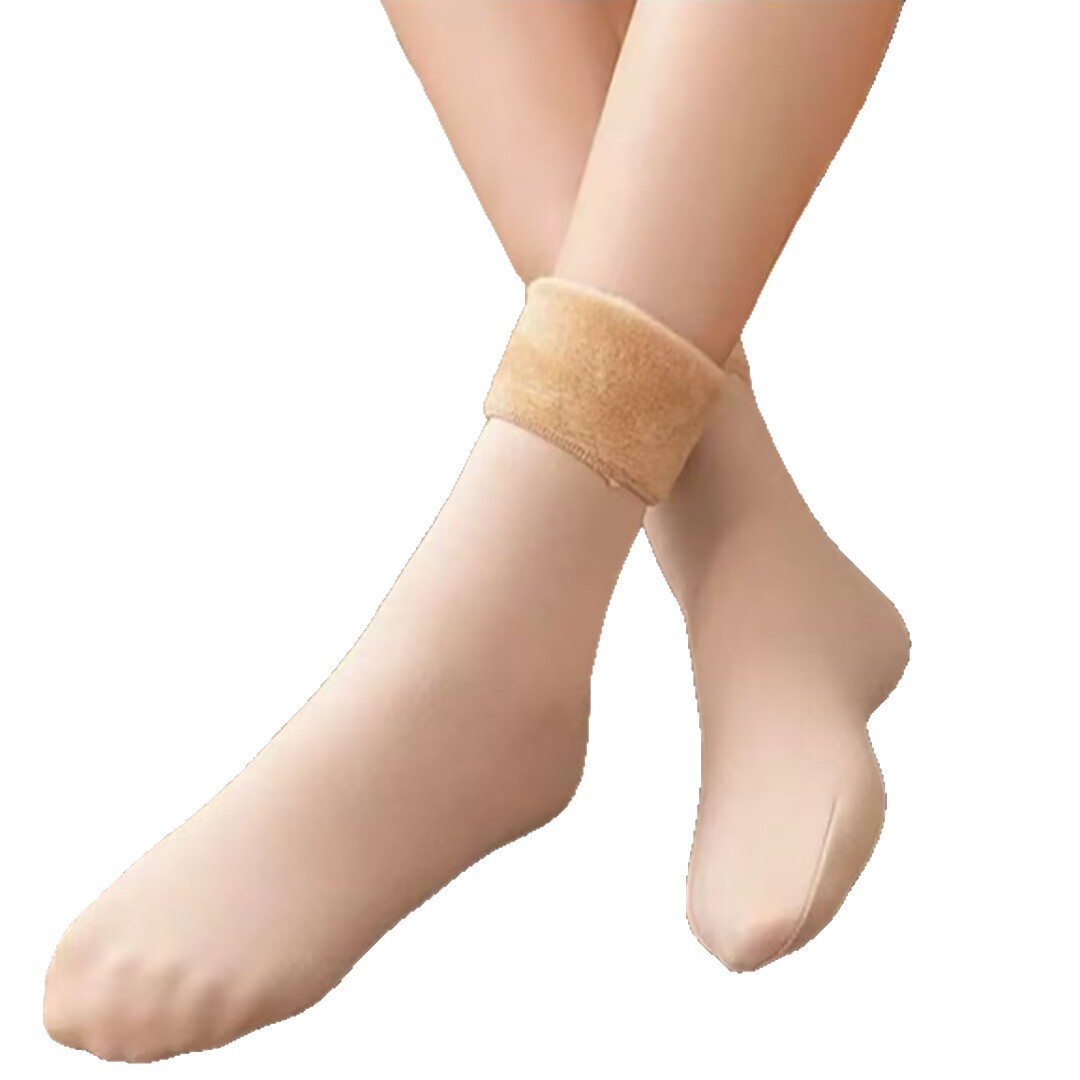 Calcetines de Nieve Antideslizantes de Poliéster Engrosado Desodorante para Invierno