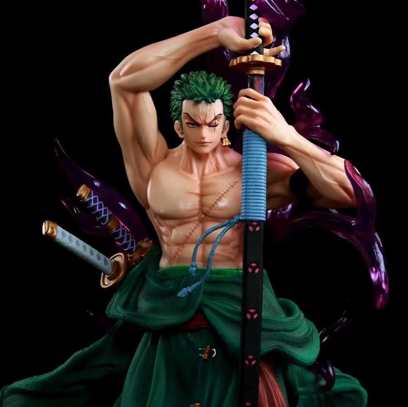 Новый товар в наличии One Piece GK кровавый Саурон, модель трех-боевого освещения в коробке, ручная работа