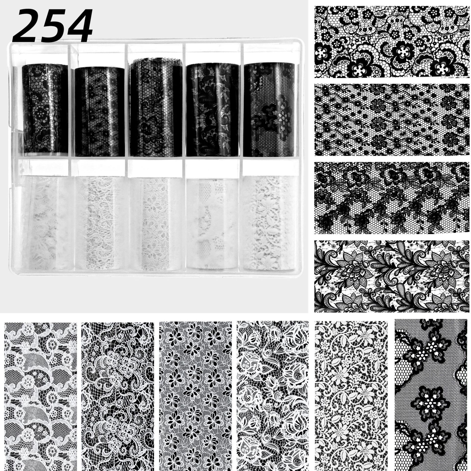 NO.254 흑백 레이스