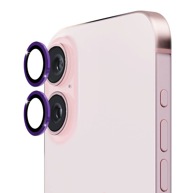 Совместимый iPhone 16, металлическая защитная линза, 16 Plus