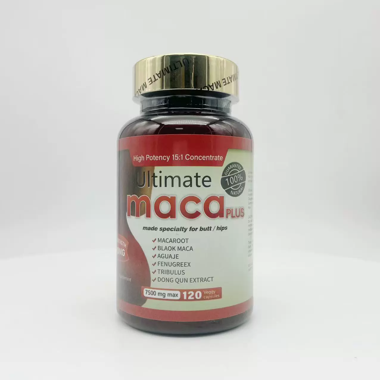 跨境供应 Ultimate Maca Plus 胶囊玛卡精华膳食补充剂120粒