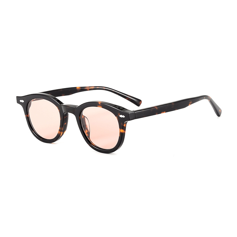 Marco de gafas Depp Marco de gafas de hoja retro hecho a mano con marco de ojo de miopía Marco de gafas de sol de cara grande de hombre con marco negro image 5