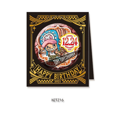 Бейдж дня рождения Comic Factory ONE PIECE Лuffy Zoro Chopper Sanji Nami стойка для бейджей на день рождения