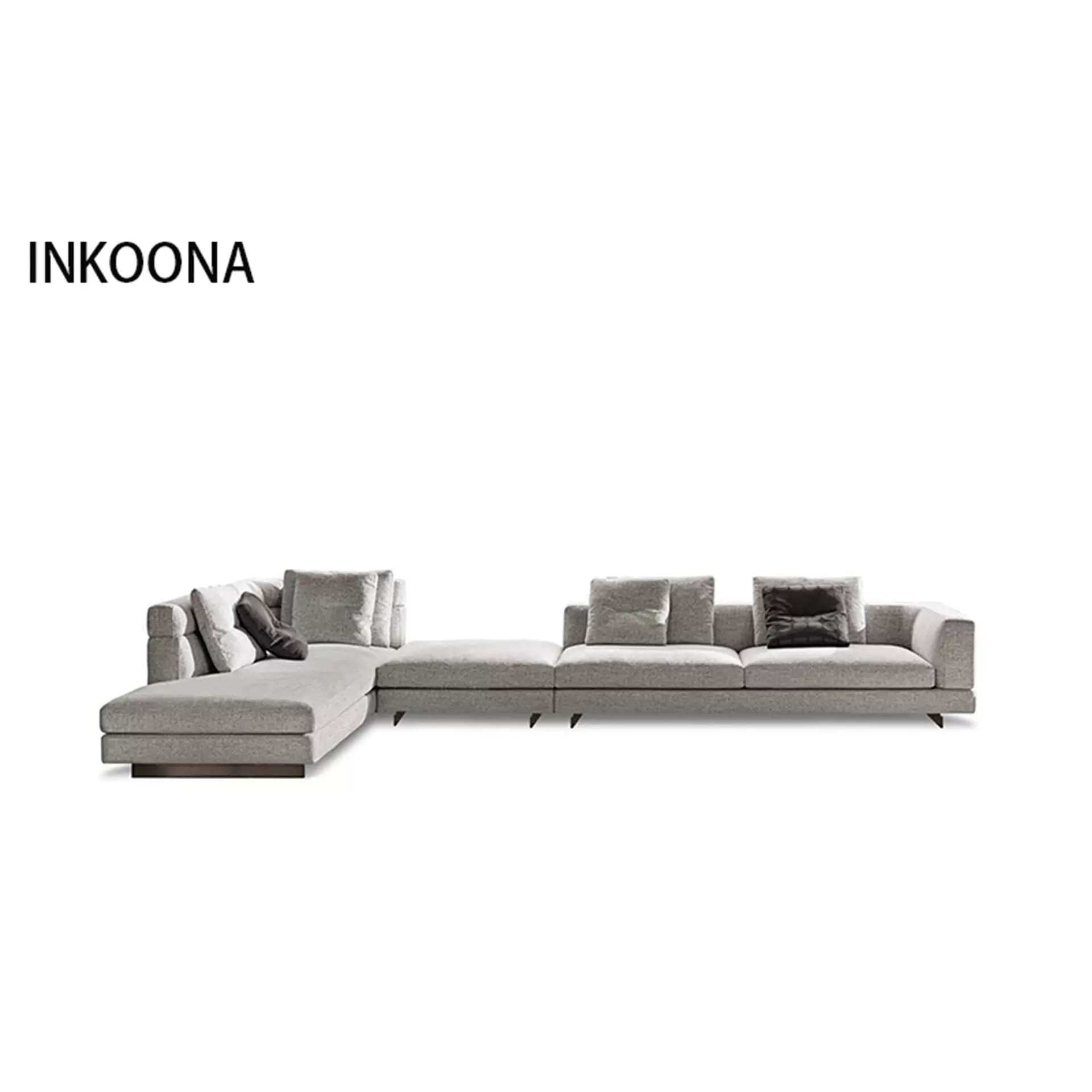 INKOONA意大利原款复刻亚历山大沙发别墅大平层高端布艺组合沙发