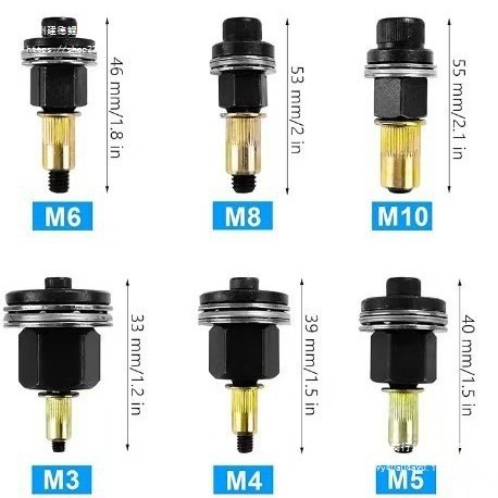 手动拉母头薄工具螺母简易拉铆螺母铁皮牌照电动拉铆枪用于简易