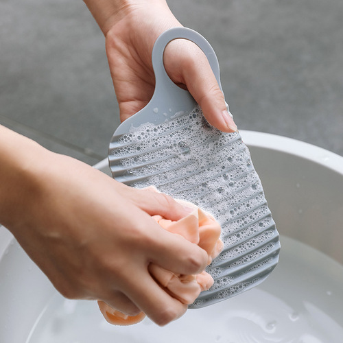 New portable hand-held mini non-slip underwear washboard children's home dormitory travel washboard
