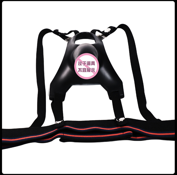Wearable Silicone Dildo Pants for Couples, Hollow Strap-On Style Adult Toy — detail image 18