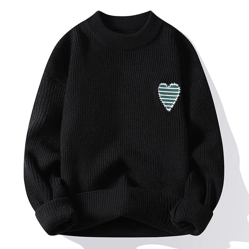 Men's Clothing special supply of autumn sweaters for men, this year's new half high collar base wool clothes, casual knitted sweaters for men_voghion.com